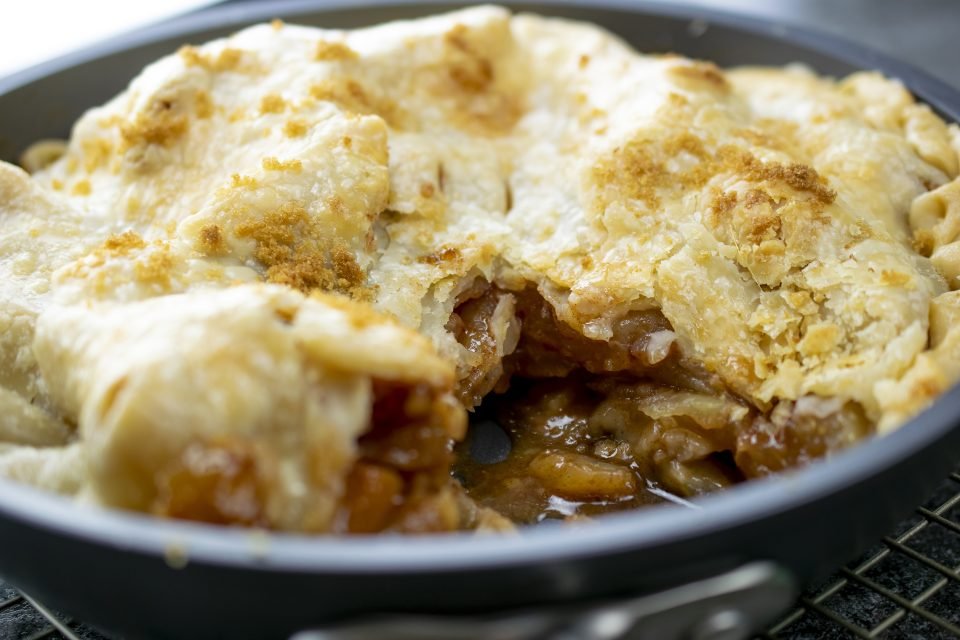 Caramel Skillet Apple Pie - Good Life Family Magazine