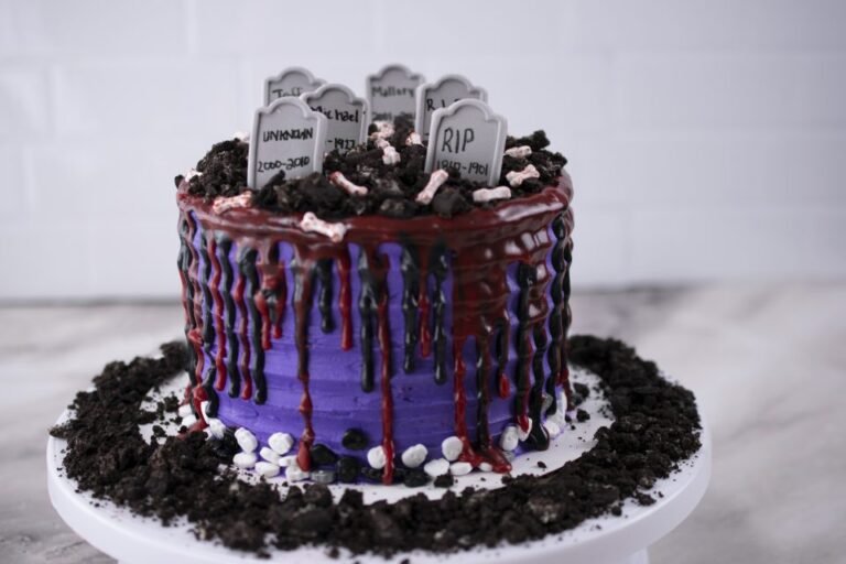 Haunting Graveyard Cake Recipe