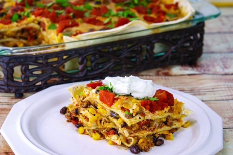 Mexican Lasagna Recipe - Good Life Family Magazine