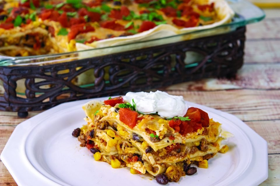 Mexican Lasagna Recipe - Good Life Family Magazine
