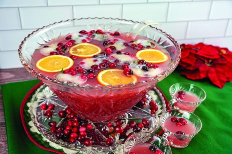 Festive Cranberry Punch - Good Life Family Magazine