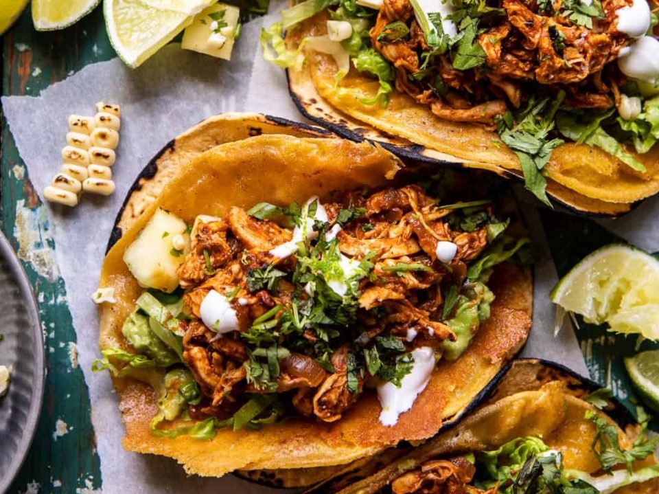 Adobo Chicken Taco Skewers