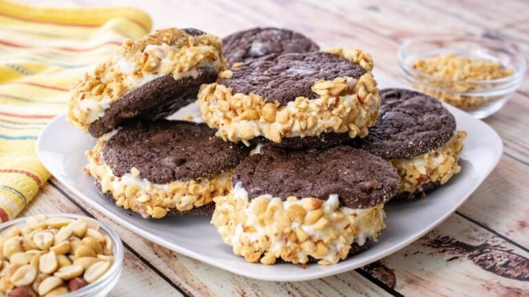 Peanut Butter Cookie Ice Cream Treats