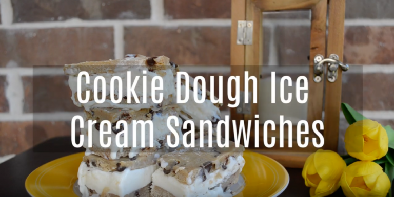 Cookie Dough Sandwich Ice Cream