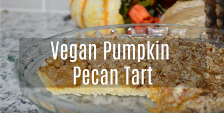 Vegan Pumpkin Pecan Pie