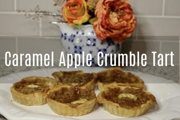 Caramel Apple Crisp Tart