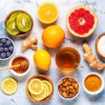 Healthy food for Immunity boosting and flu prevention