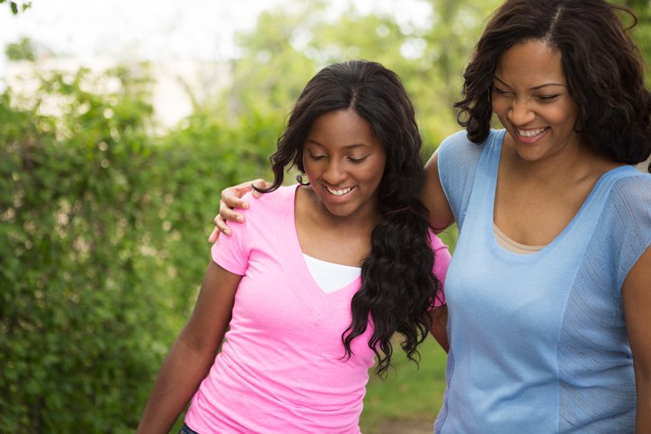 mother with teenage daughter